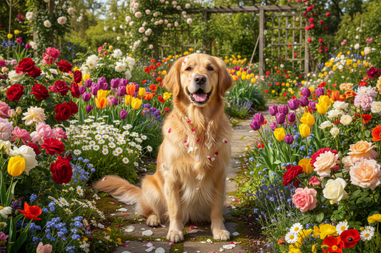 200+ Uncommon Flower Names for Dogs (Unique, Elegant & Rare Floral Dog Names)